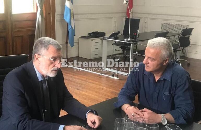 Imagen de Nizar Esper se reunió con el Ministro de Seguridad, Rubén Rimoldi