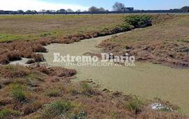 Lo que contiene la laguna verde contamina. La empresa deber&aacute; actuar urgentemente.