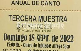 Imagen de Academia Clave de Sol: Tercera muestra anual de canto