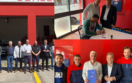 Imagen de Plan Incluir: Talleres, Rowing y Bomberos Voluntarios firmaron el convenio provincial