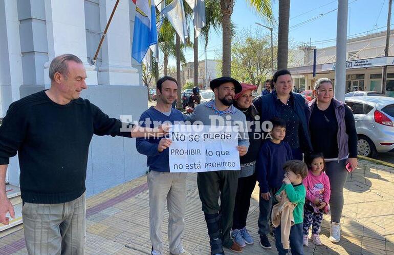 Imagen de Manifestación a caballo: Piden por la autorización de evento de destrezas criollas