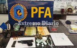 Parte de lo incautado durante los allanamientos de este mi&eacute;rcoles