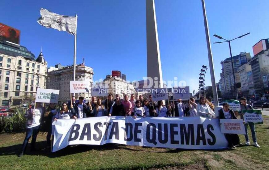Imagen de Intendentes contra el ecocidio, protesta en el Obelisco y reuni&oacute;n con An&iacute;bal Fern&aacute;ndez