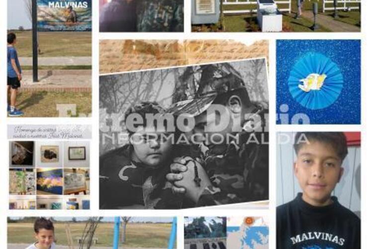 Imagen de Los alumnos de 7° grado de la escuela San José homenajearon a los Héroes de Malvinas