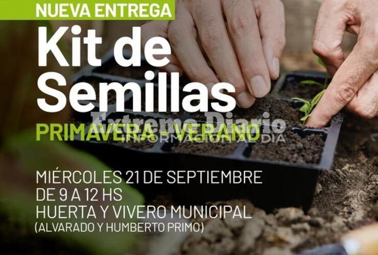 Imagen de Nueva entrega de kit de semillas en el vivero municipal