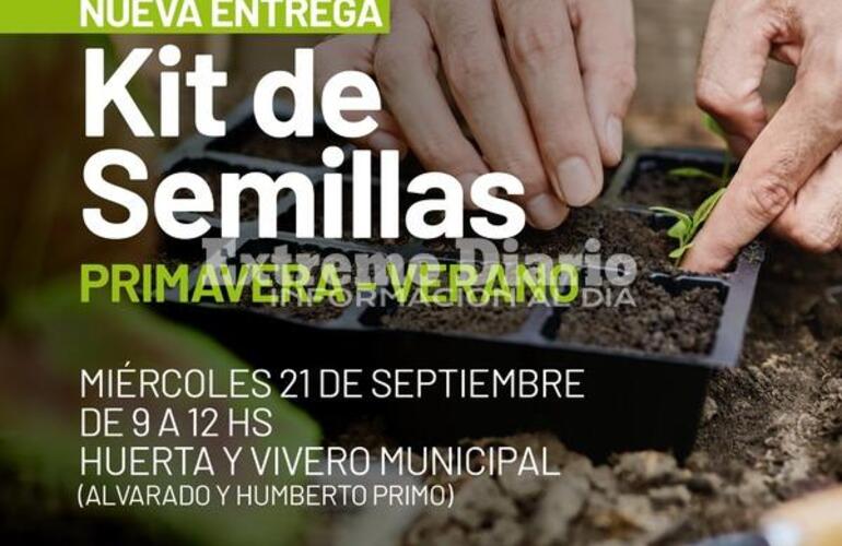 Imagen de Nueva entrega de kit de semillas en el vivero municipal