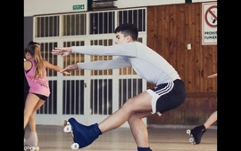 Imagen de Vicente Bachieca, patinador de C.A.U., competir&aacute; hoy en el 2do Torneo Nacional A en Rosario.