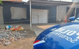 Personal policial trabaja en el lugar. (Rosario3)