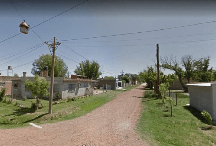 El doble crimen ocurrió este sábado después del mediodía en el barrio Retiro de Fray Luis Beltrán. (Imagen Google)