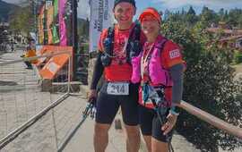Imagen de Maria L. Cipettini y Jos&eacute; L. Ch&aacute;vez, corrieron una Ultra Marat&oacute;n de 50 km en C&oacute;rdoba y obtuvieron medallas.