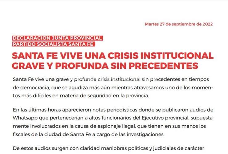 Imagen de Espionaje ilegal: Santa Fe vive una crisis institucional grave sin precedentes