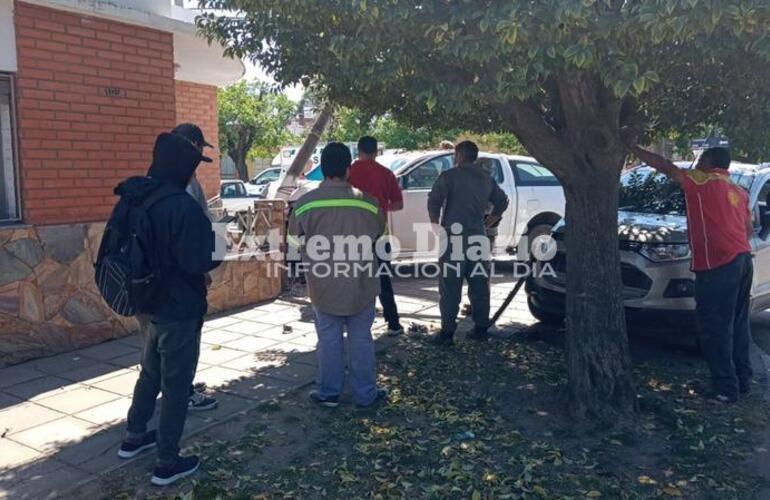 Imagen de Fuerte impacto entre veh&iacute;culos