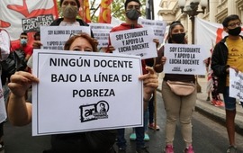 Docentes y gobierno tuvieron otra reuni&oacute;n paritaria con clima de tensi&oacute;n. (Alan Monz&oacute;n/Rosario3)