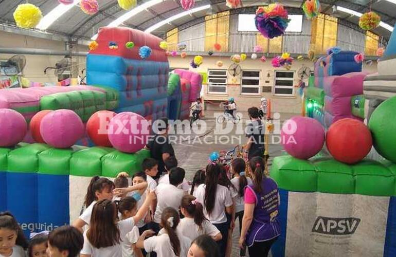 Imagen de La Agencia de Seguridad Vial brind&oacute; charlas en escuelas de Fighiera
