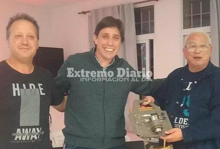 Imagen de Eliseo Trillini presento "La Mafia detrás de la Pelota" en Fighiera