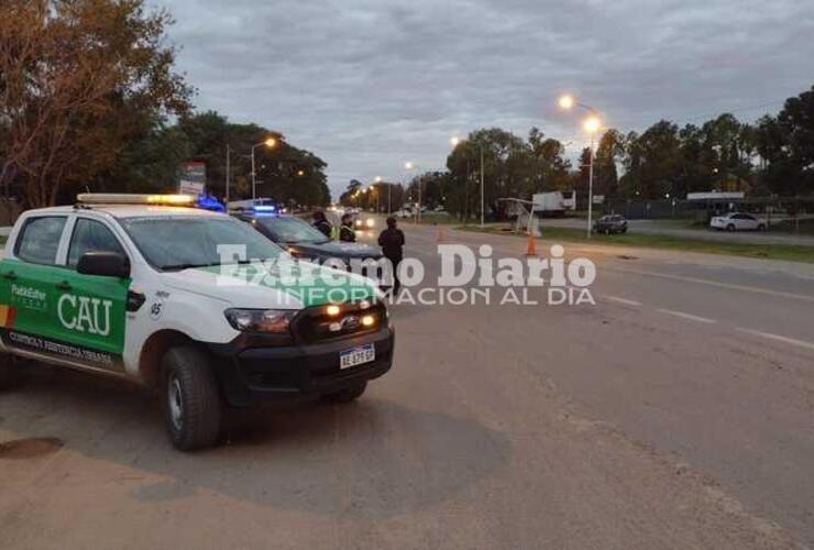 Los controles se efectúan en barrios y rutas