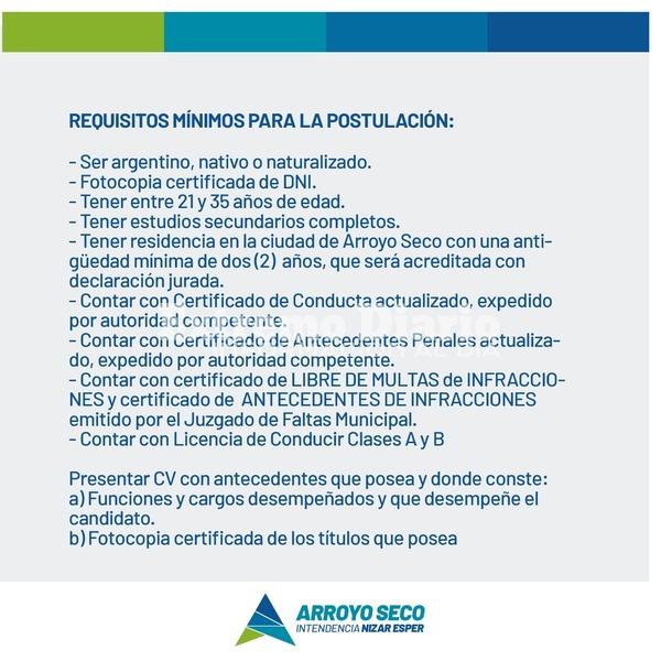 Imagen de Agentes de Tr&aacute;nsito: Requisitos para cubrir siete puestos