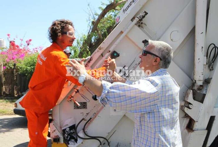 Imagen de Reconocimiento a los trabajadores de la recolección de residuos