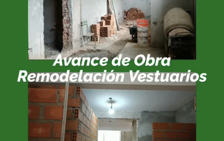 Imagen de Contin&uacute;a avanzando la obra de remodelaci&oacute;n de vestuarios del Rowing Club