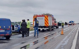 El siniestro se dio a la altura de Granadero Baigorria. (Rosario3)