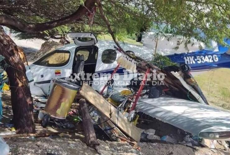 Imagen de Se despistó una avioneta en el Caribe colombiano y mató a un nene en una playa