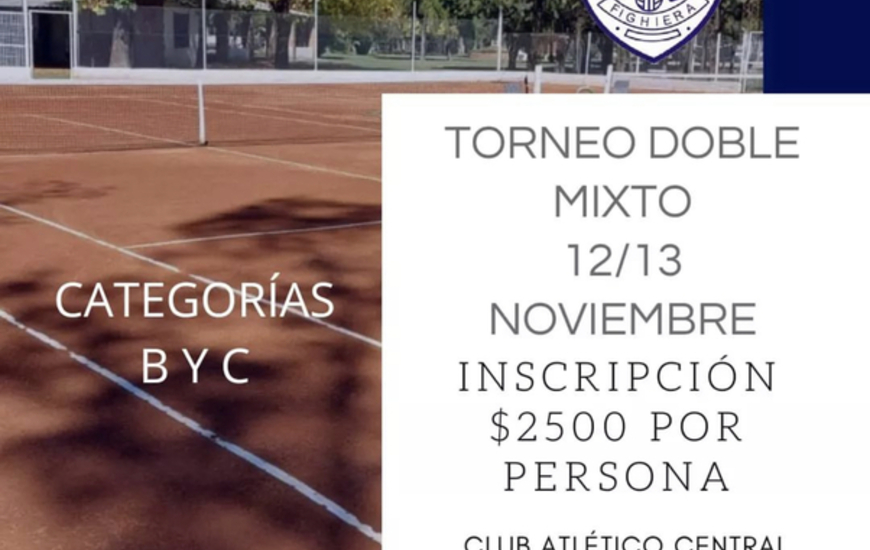 Imagen de Central Argentino de Fighiera, realizar&aacute; un torneo de Tenis en Dobles Mixto.
