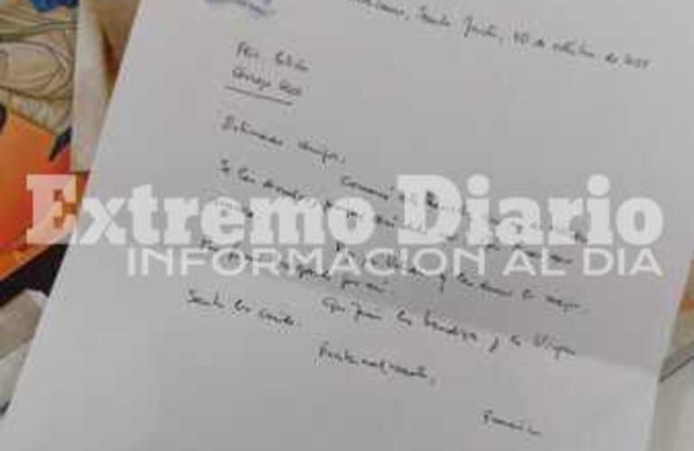 Imagen de El Papa Francisco envi&oacute; una carta a la familia Pati&ntilde;o de Arroyo Seco