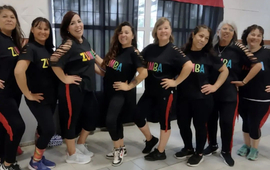 Imagen de Se realiz&oacute; el Zumbathon en Sportivo Figherense.
