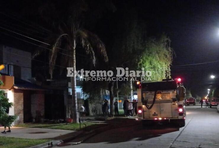 Imagen de Fighiera: Incendio en un domicilio