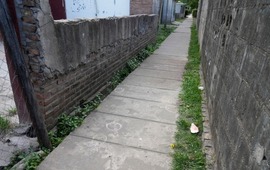 El ingreso al pasillo donde ocurri&oacute; el crimen. (Alan Monz&oacute;n/Rosario3)