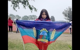 Imagen de Selene Aguilar, atleta de Fighiera, competir&aacute; el jueves en Salto en Largo en los Juegos Nacionales Evita en Mar del Plata.