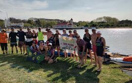 Imagen de Kayakistas del Rowing Club, realizaron la Traves&iacute;a Arroyo Seco-San Pedro.