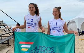 Imagen de Beach V&oacute;ley: Sol Chiummiento y Luz Piacentini avanzan a paso firme en los Juegos Evita 2022.