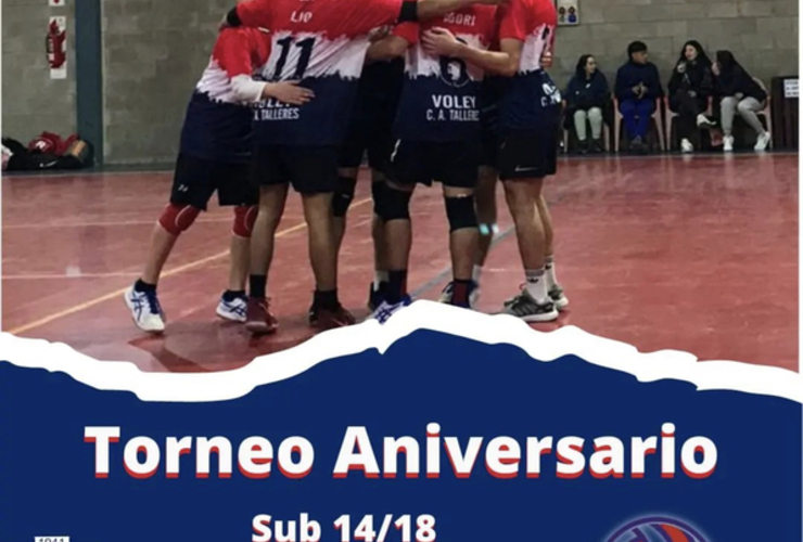 Imagen de El 30/10, Talleres realizará un Torneo Aniversario de Vóley Masculino en categorías Sub-14 y Sub-18.