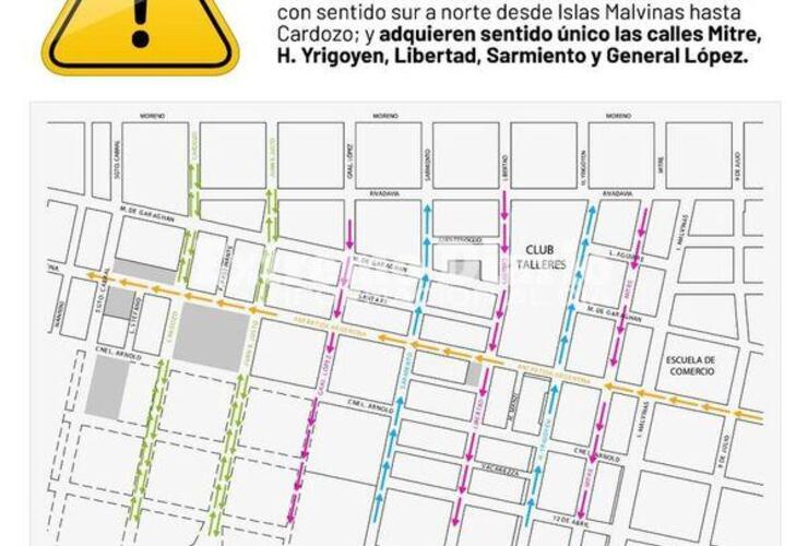 Imagen de La calle Antártida Argentina se transformó en mano única