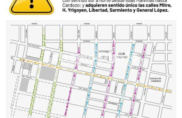 Imagen de La calle Antártida Argentina se transformó en mano única