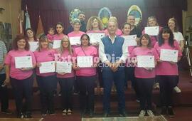 Imagen de Las Reinas Tejedoras recibieron un reconocimiento en el Concejo