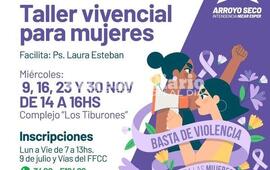 Imagen de Mes violeta: Taller vivencial para mujeres