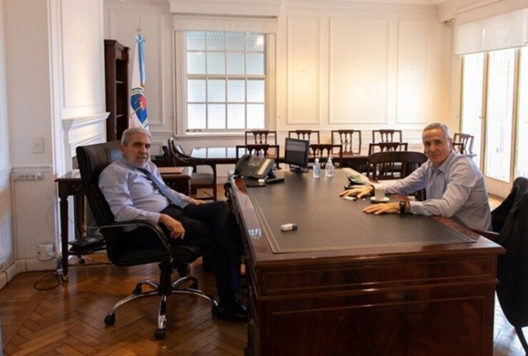 An&iacute;bal Fern&aacute;ndez acept&oacute; la renuncia de Sain. (Archivo/Presidencia de la Naci&oacute;n)