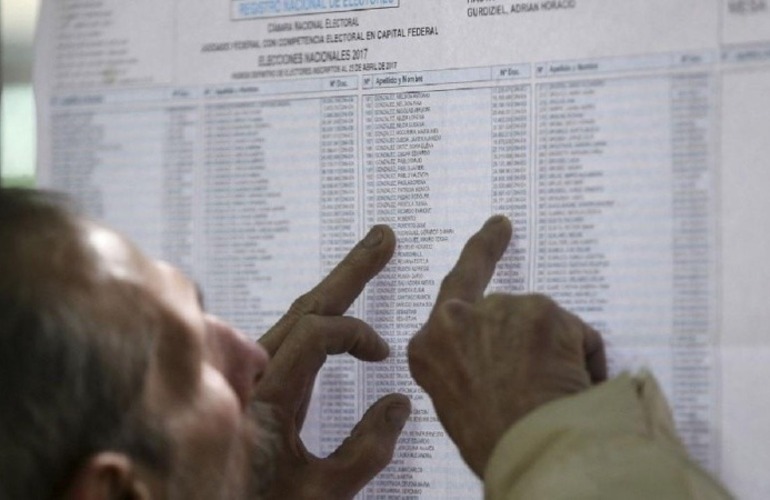 El padr&oacute;n provisorio se puede consultar online hasta el 30 de noviembre.