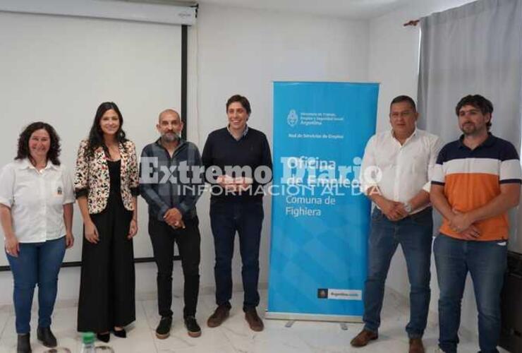 Imagen de Desayuno con empresarios de la localidad de Fighiera