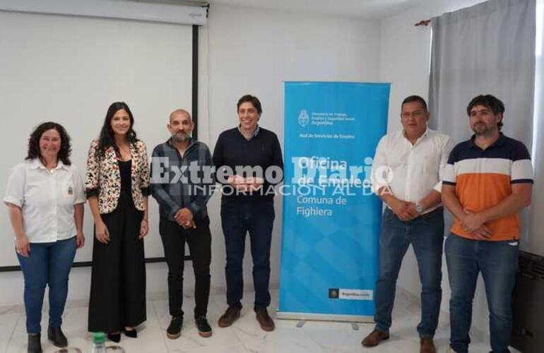 Imagen de Desayuno con empresarios de la localidad de Fighiera