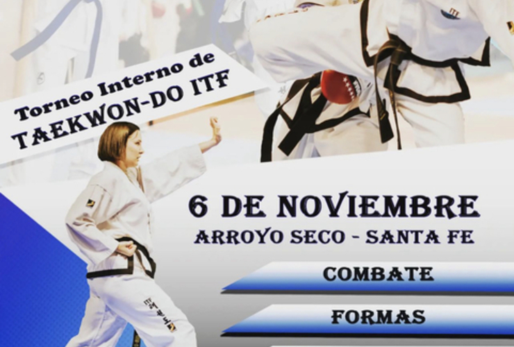 Imagen de El CMAD organizará un Torneo interno de Taekwondo ITF en Arroyo Seco.