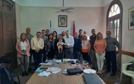 Imagen de Encuentro en el comit&eacute; del PDP en Santa Fe