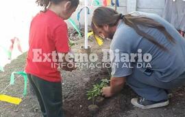 Imagen de El vivero municipal trabaja junto al Centro de Cuidado Infantil