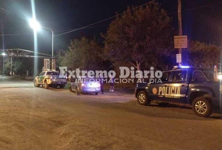 El coche fue interceptado en la zona de Oroño y Riobamba.