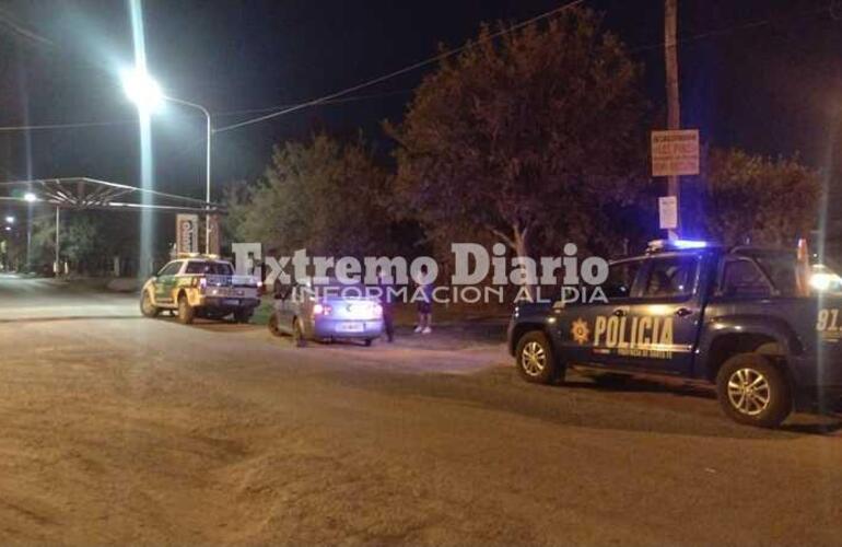 El coche fue interceptado en la zona de Oroño y Riobamba.