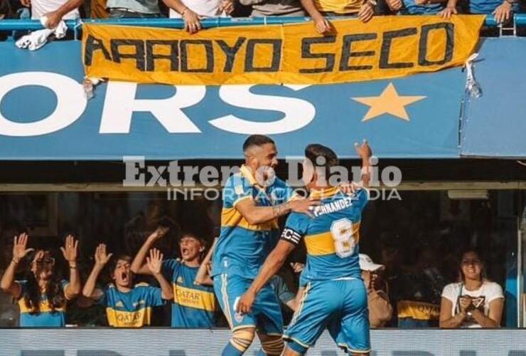 Imagen de Hinchas de Arroyo Seco viajaron para alentar a Boca en San Luis