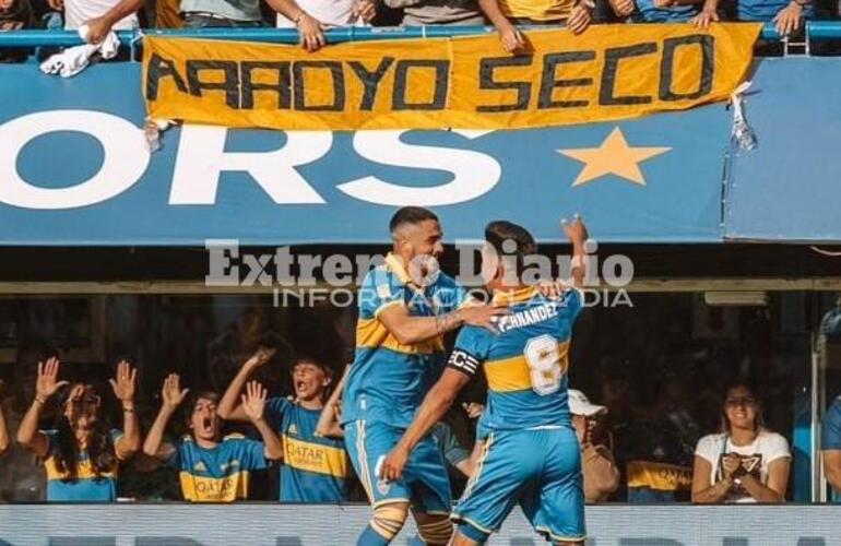 Imagen de Hinchas de Arroyo Seco viajaron para alentar a Boca en San Luis