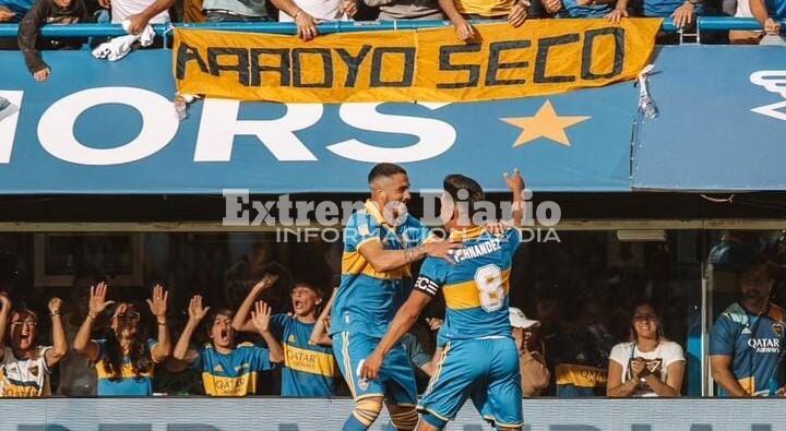 Imagen de Hinchas de Arroyo Seco viajaron para alentar a Boca en San Luis
